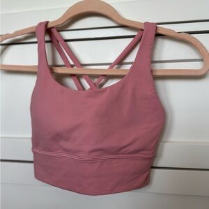 Lululemon Athletica Mauve Strappy Sports Bra